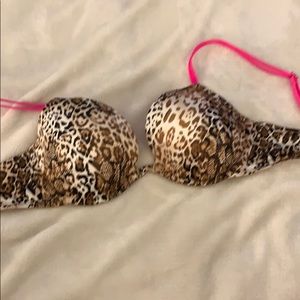 Animal print bra
